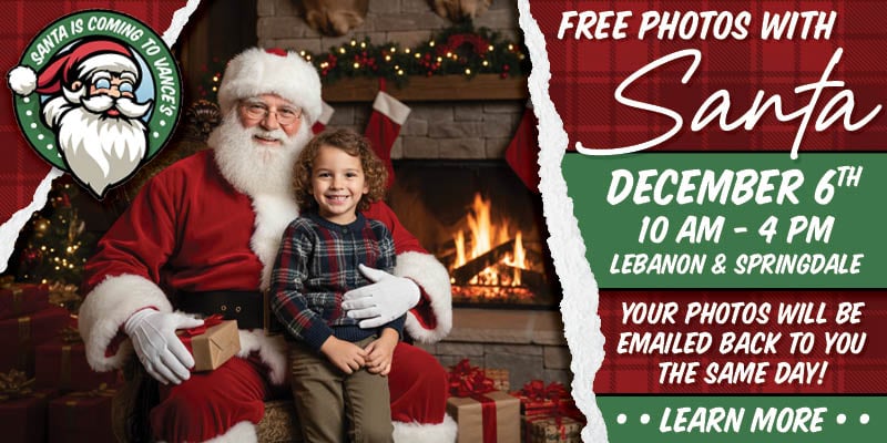 Santa is coming to Vances (Cincinnati Area)